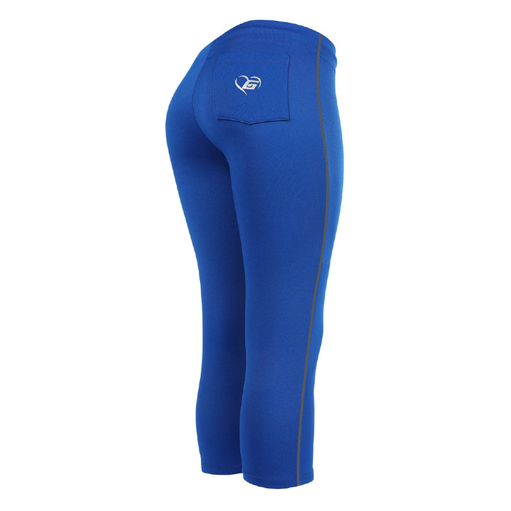 BELTLESS ROYAL SOFTBALL PANTS WITH BRAID