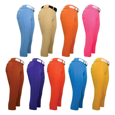 Life in Color: USA Made Softball Pants in 17 Fabric Colors!