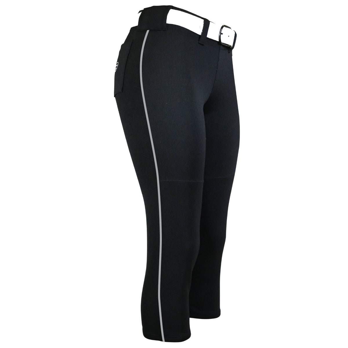 Belted Black Softball Pants with Braid - Collection 1 – TheGluv Athletique