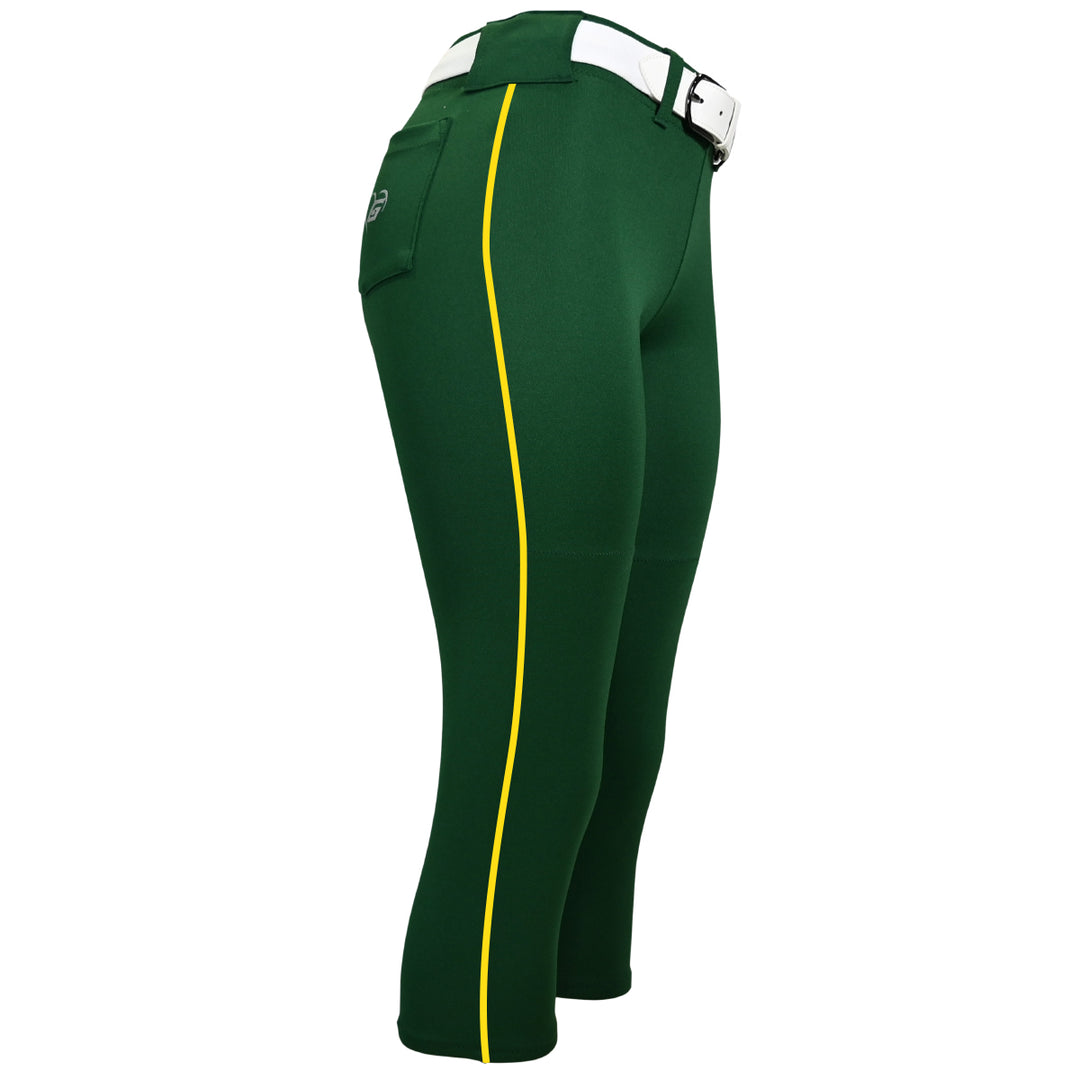 BELTED FOREST SOFTBALL PANTS WITH BRAID