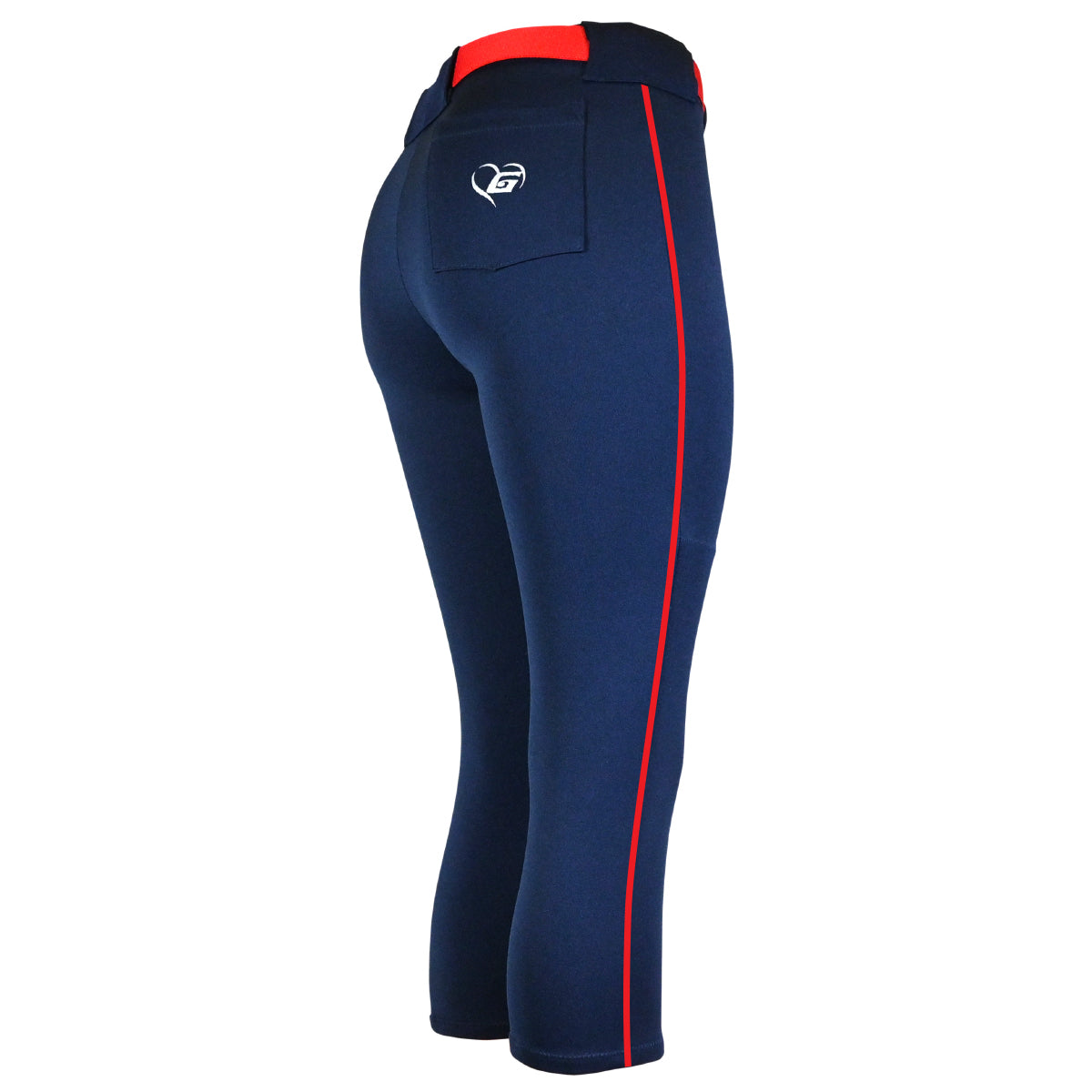 BELTED NAVY SOFTBALL PANTS WITH BRAID – TheGluv Athletique