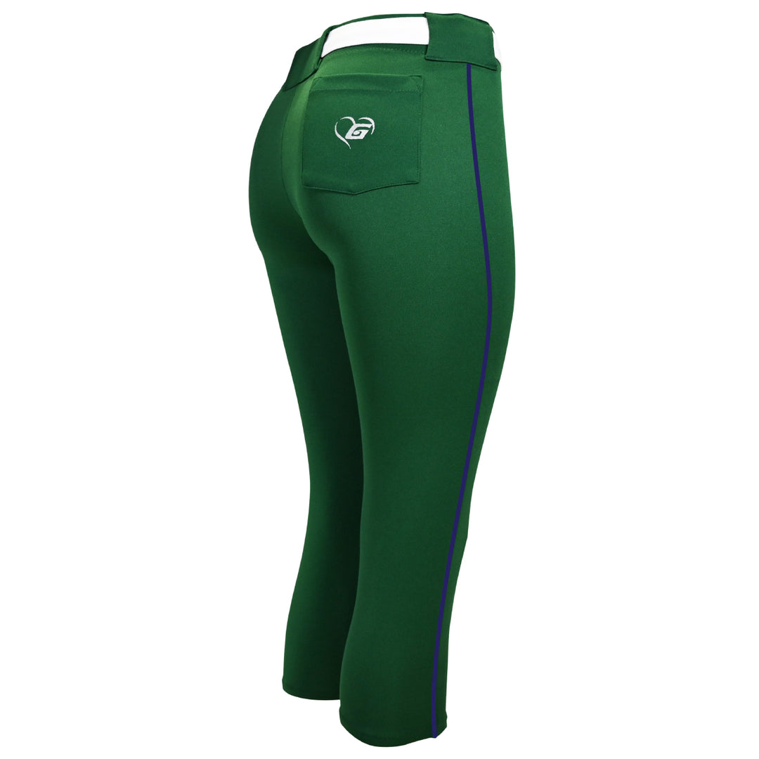 BELTED FOREST SOFTBALL PANTS WITH BRAID
